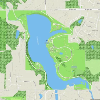 Map of Lake Olathe