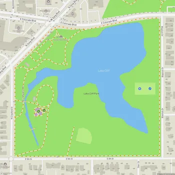 Map of Lake Cliff Park