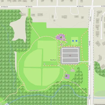 Map of Roe Park