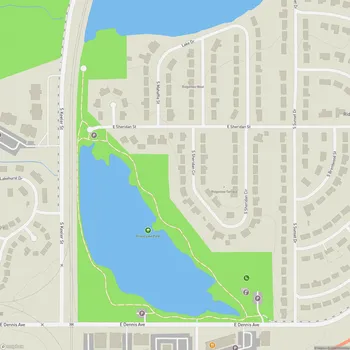 Map of Frisco Lake Park