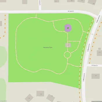 Map of Hampton Park