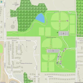 Map of Prairie Center Park