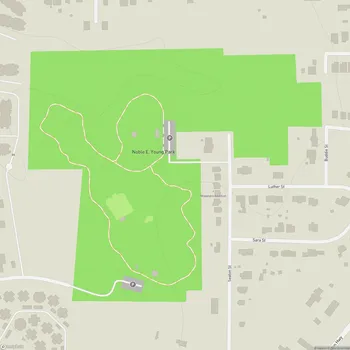 Map of Noble E. Young Park