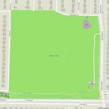 Map of McDaniel Park