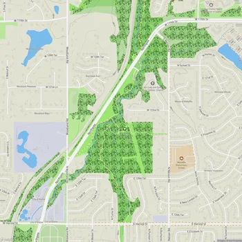 Map of Mill Creek Streamway Park