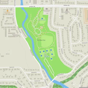 Map of Rick Oden Park