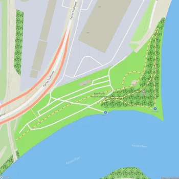 Map of Kaw Point Riverfront Park