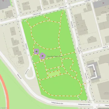 Map of Columbus Square Park