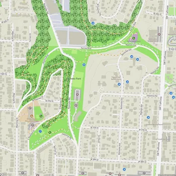 Map of Roanoke Park