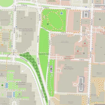 Map of Hospital Hill Park