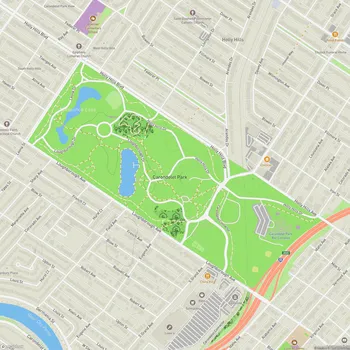 Map of Carondelet Park