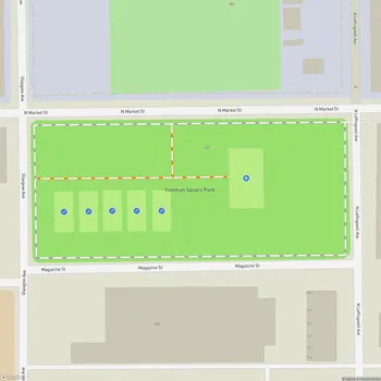 Map of Yeatman Square Park
