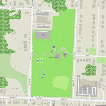 Map of Seven Oaks Park