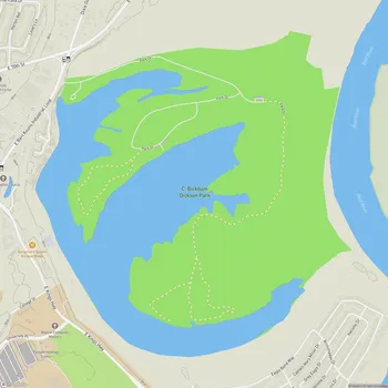 Map of C. Bickham Dickson Park