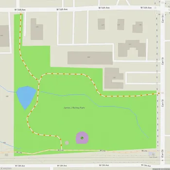 Map of James J Richey Park