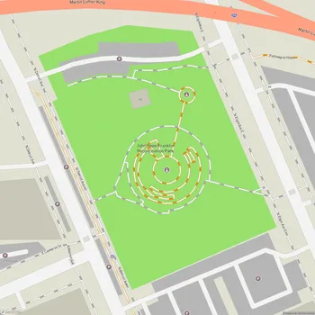 Map of John Hope Franklin Reconciliation Park