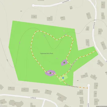 Map of Oakwood Hills Park