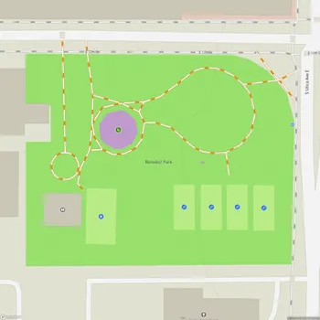 Map of Benedict Park
