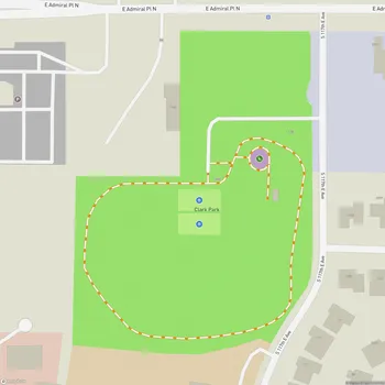 Map of Clark Park