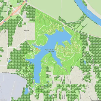 Map of Wyandotte County Lake Park
