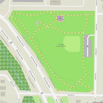 Map of Chouteau Greenway Park