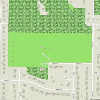 Map of Thomson Park