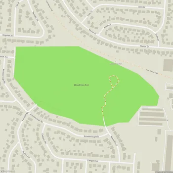 Map of Woodman Fen
