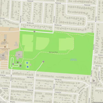 Map of Belmont Park