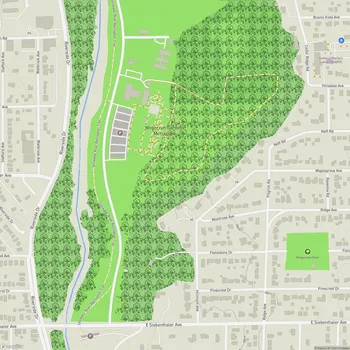 Map of Wegerzyn Gardens Metropark