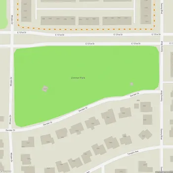 Map of Zimmer Park