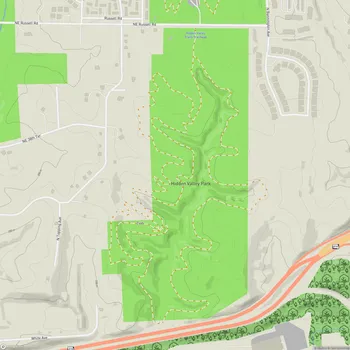 Map of Hidden Valley Park