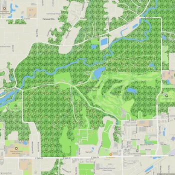 Map of Fort Harrison State Park