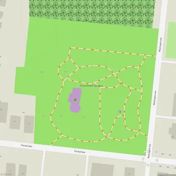 Map of Fleischmann Gardens