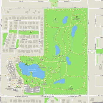 Map of Veterans Oasis Park
