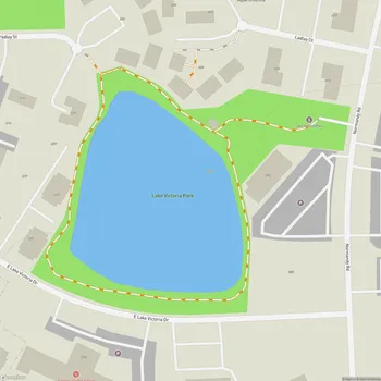 Map of Lake Victoria Park