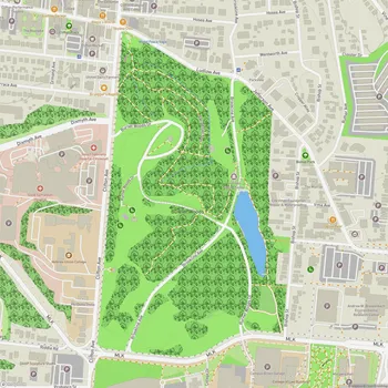 Map of Burnet Woods