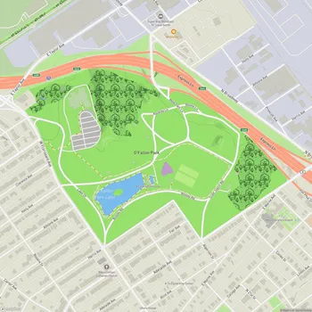 Map of O'Fallon Park