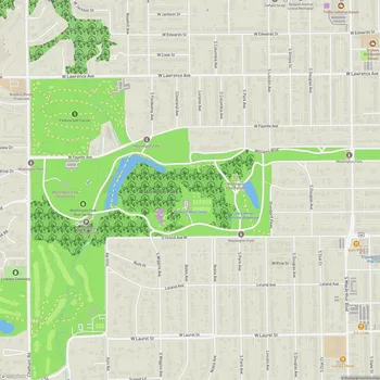 Map of Washington Park