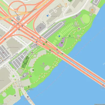 Map of Sawyer Point Park