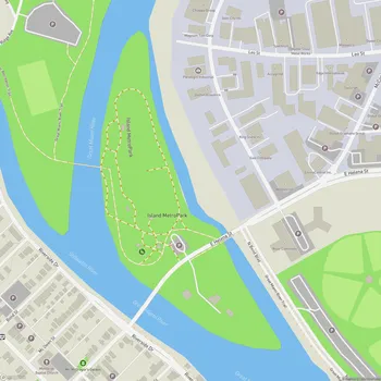 Map of Island MetroPark