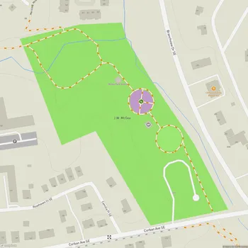 Map of J.W. (Mickey) McGee, Jr. Park