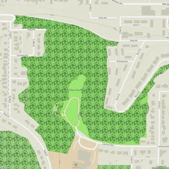 Map of Silver City Park
