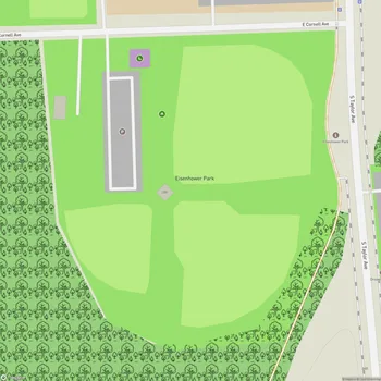 Map of Eisenhower Park