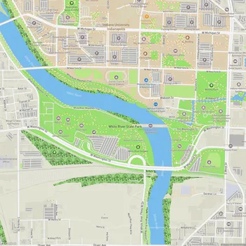 Map of White River State Park