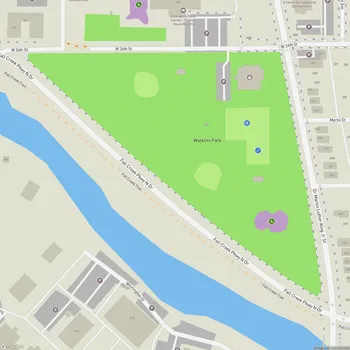 Map of Watkins Park