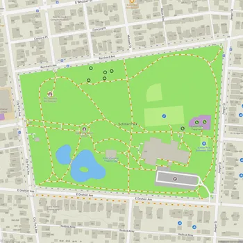 Map of Schiller Park