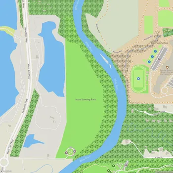 Map of Hazel Landing Park