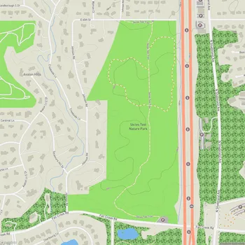 Map of Skiles Test Nature Park