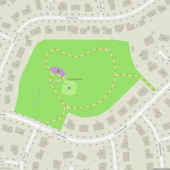 Map of Crestline Park