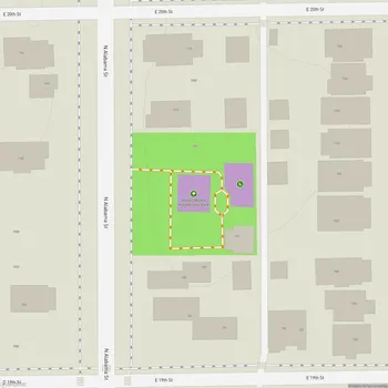 Map of Herron-Morton Place Historic Park